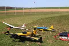 Modelle beim Anfliegen 2017